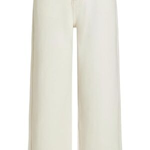 Cider Cream Flare Wide-Leg Jeans